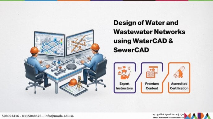 Design of Water and Wastewater Networks using WaterCAD & SewerCAD