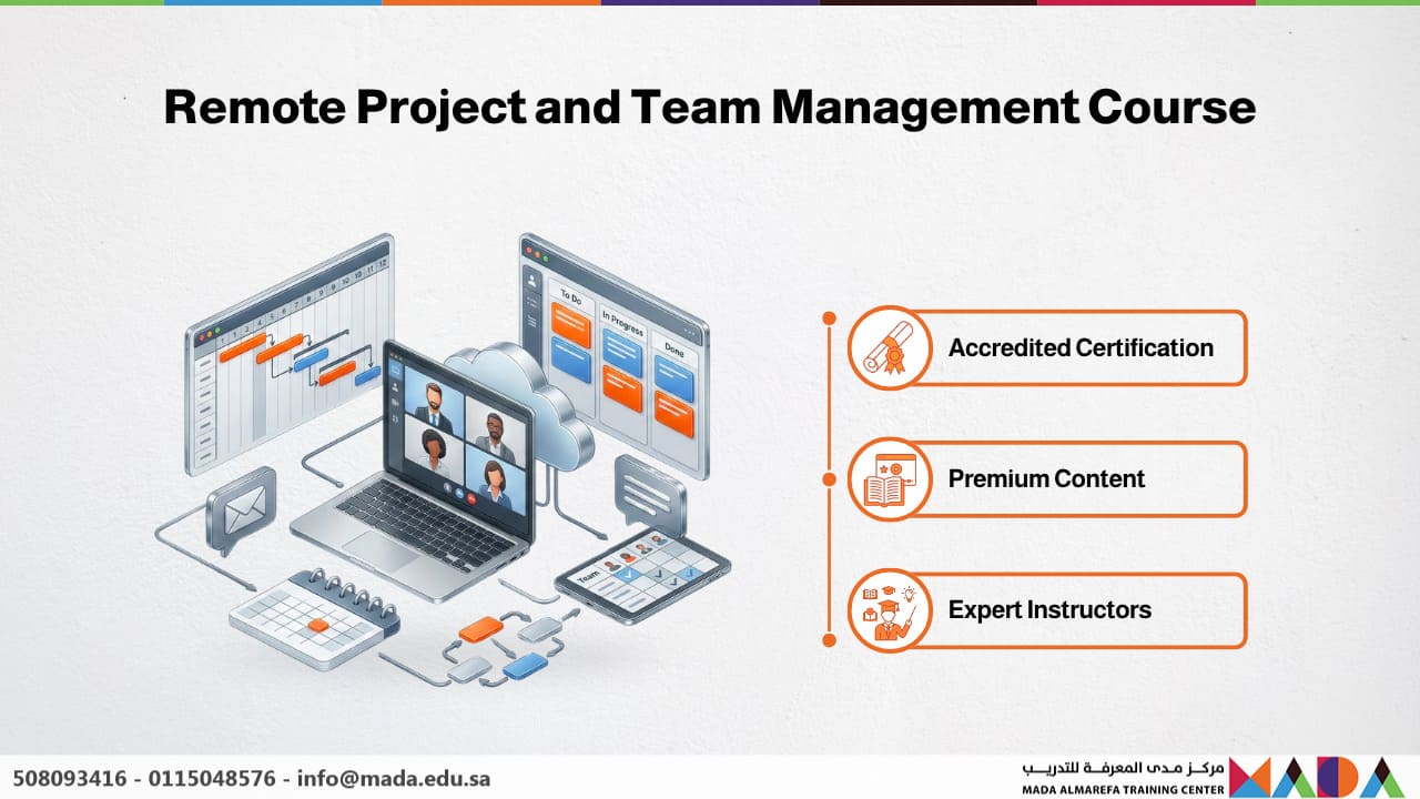 Remote Project and Team Management Course - Mada AlMarefa Training Center