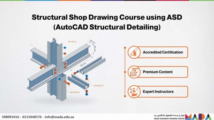 Structural Shop Drawing Course using ASD (AutoCAD Structural Detailing)