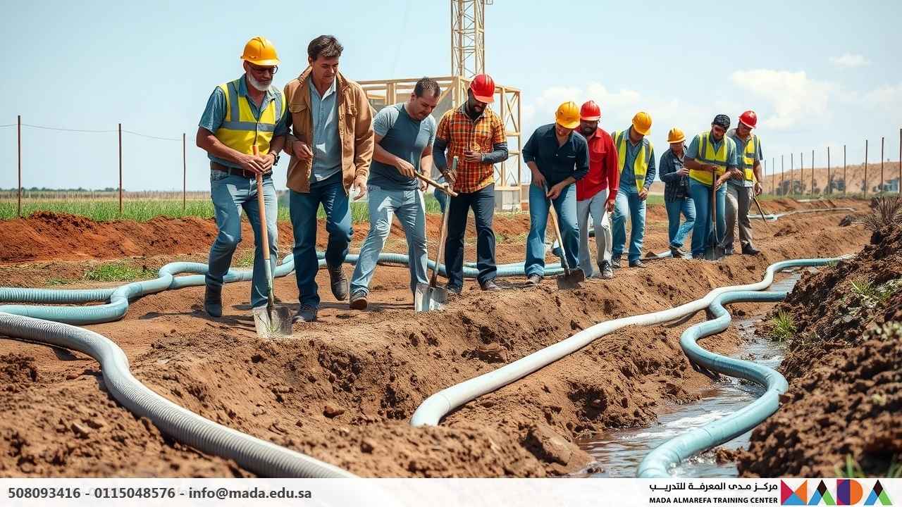 تصميم أنظمة الصرف الصحي والري