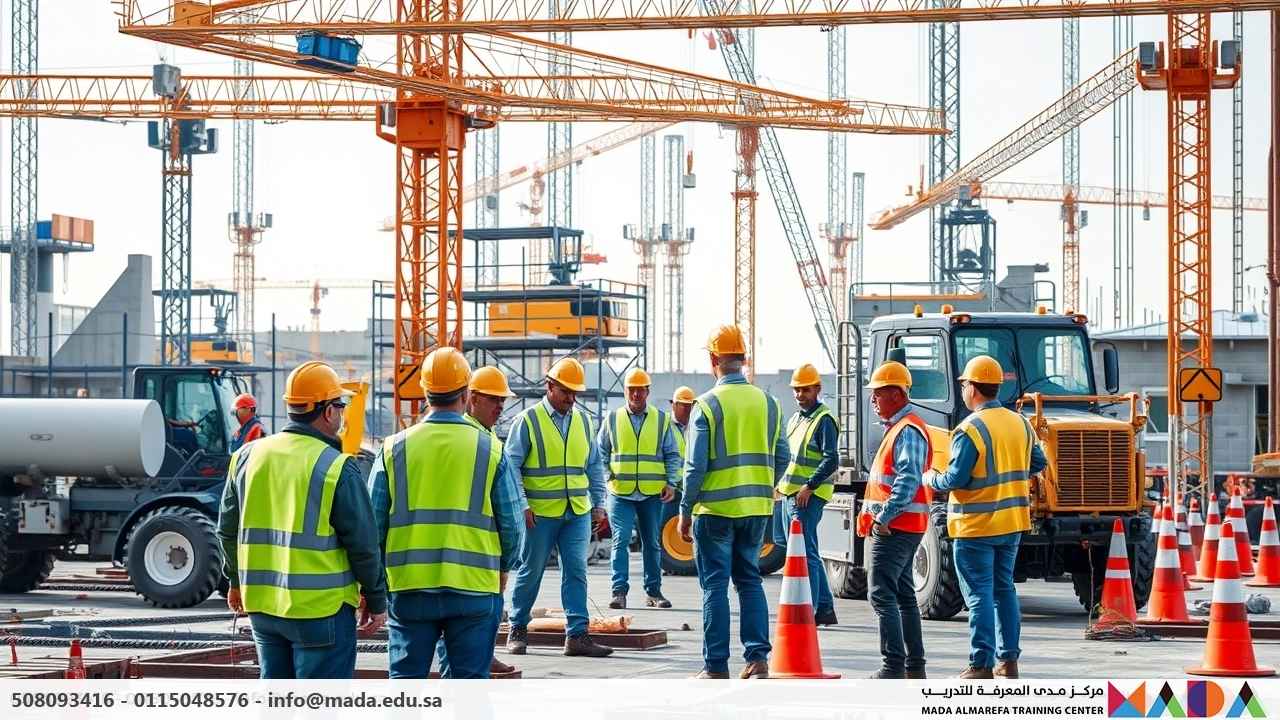 دورة إدارة السلامة والصحة المهنية في مواقع البناء