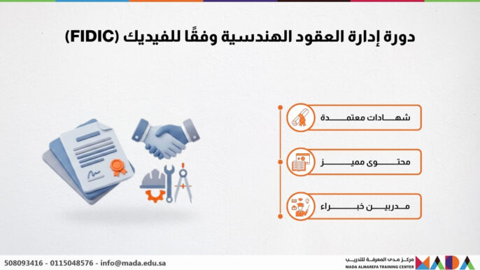 دورة إدارة العقود الهندسية وفقًا للفيديك (FIDIC)
