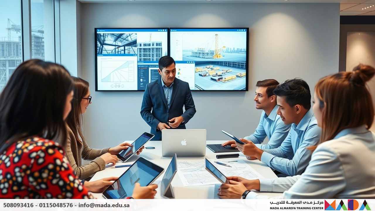 دورة استخدام البرمجيات الذكية في إدارة المشاريع الإنشائية