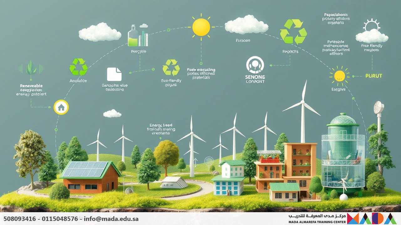 دورة الاستدامة في المشاريع الهندسية والبناء الأخضر