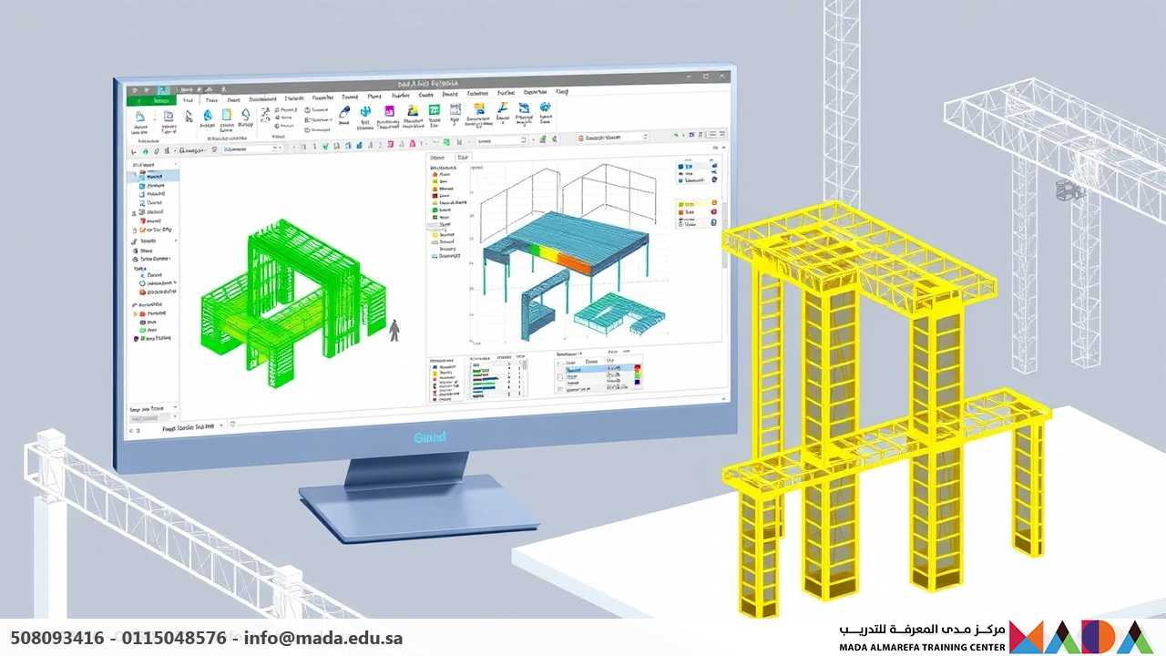 دورة التصميم والتحليل الانشائي باستخدام SAP2000 – CSI Sap