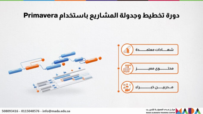 دورة تخطيط وجدولة المشاريع باستخدام Primavera