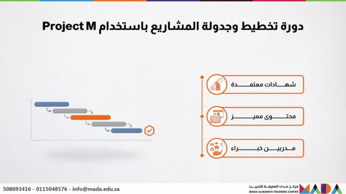 دورة تخطيط وجدولة المشاريع باستخدام Project M