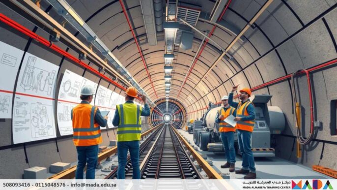 دورة تصميم وبناء الأنفاق والممرات التحتية