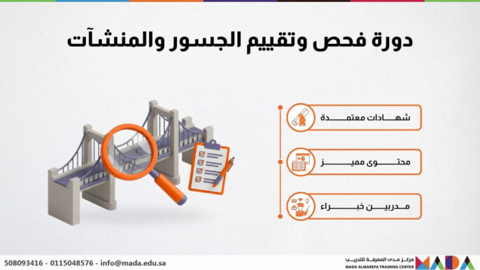 دورة فحص وتقييم الجسور والمنشآت