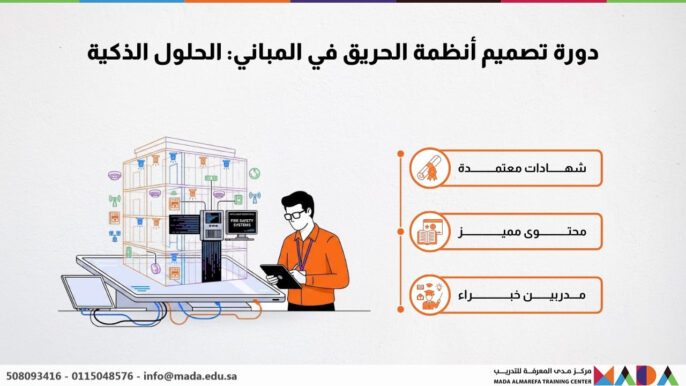 دورة تصميم أنظمة الحريق في المباني: الحلول الذكية