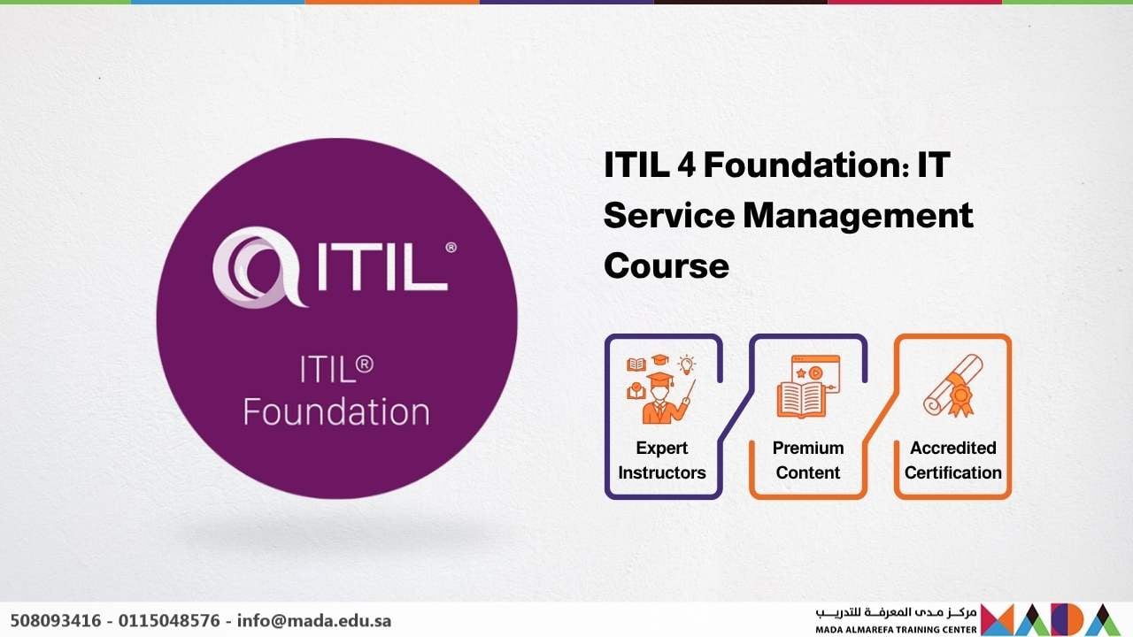 ITIL 4 Foundation: IT Service Management Course - Mada AlMarefa ...
