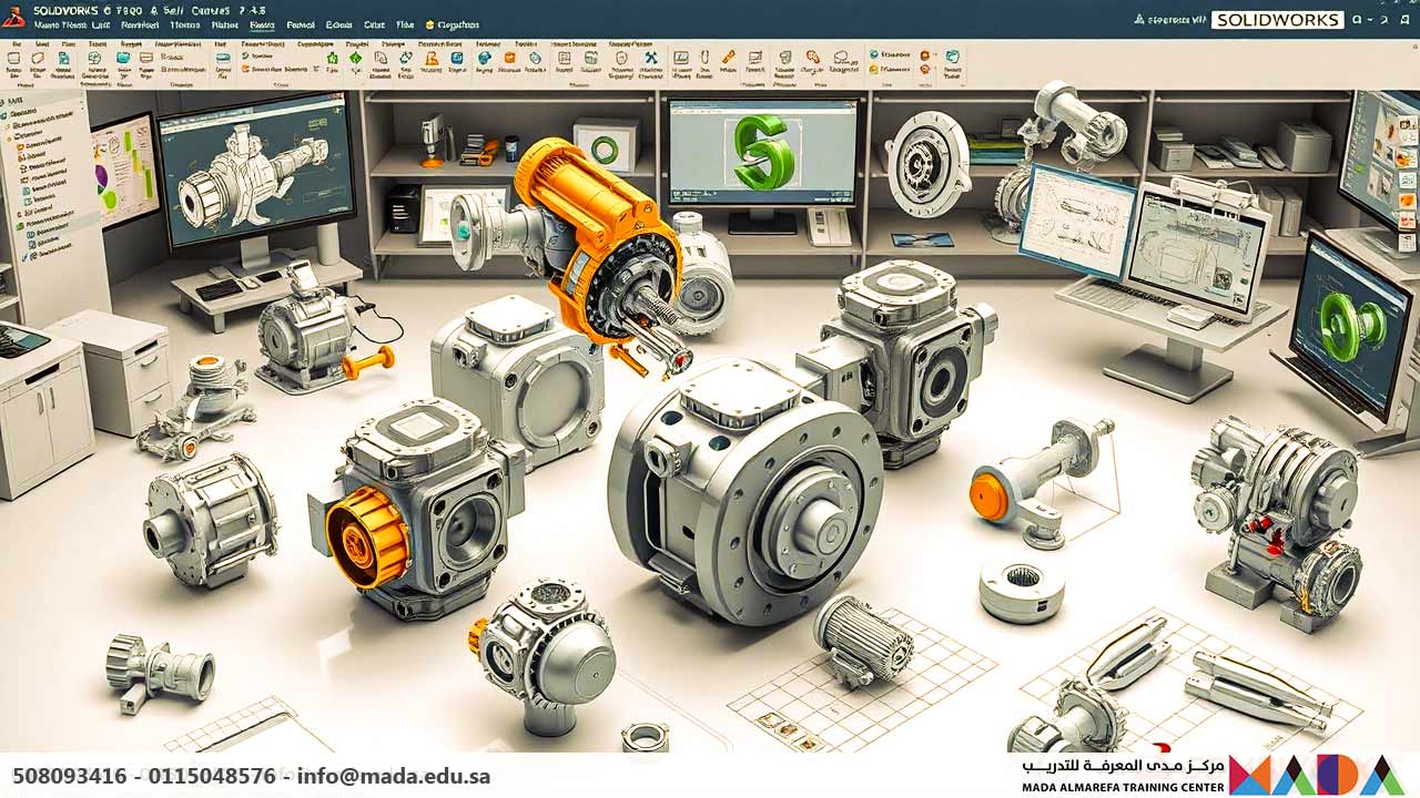 دورة التصميم الميكانيكي باستخدام SOLIDWORKS: من الأساسيات إلى الإحتراف