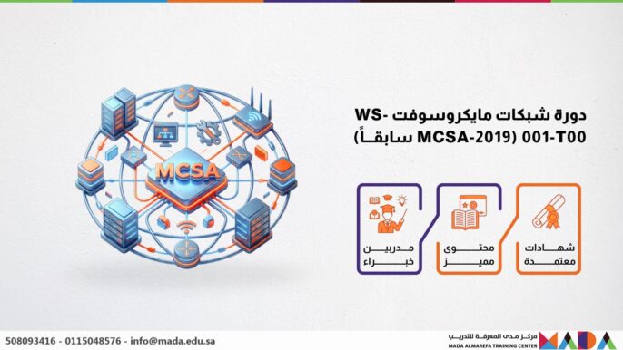 دورة شبكات مايكروسوفت WS-001-T00 (MCSA-2019 سابقاً)