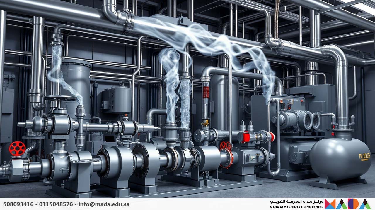 دورة صيانة وتصميم أنظمة الهواء المضغوط