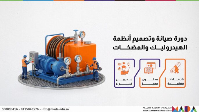دورة صيانة وتصميم أنظمة الهيدروليك والمضخات