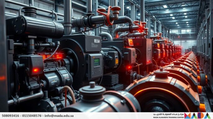 دورة كشف وتحليل الأعطال في المعدات الصناعية (مولدات، محركات، مضخات)