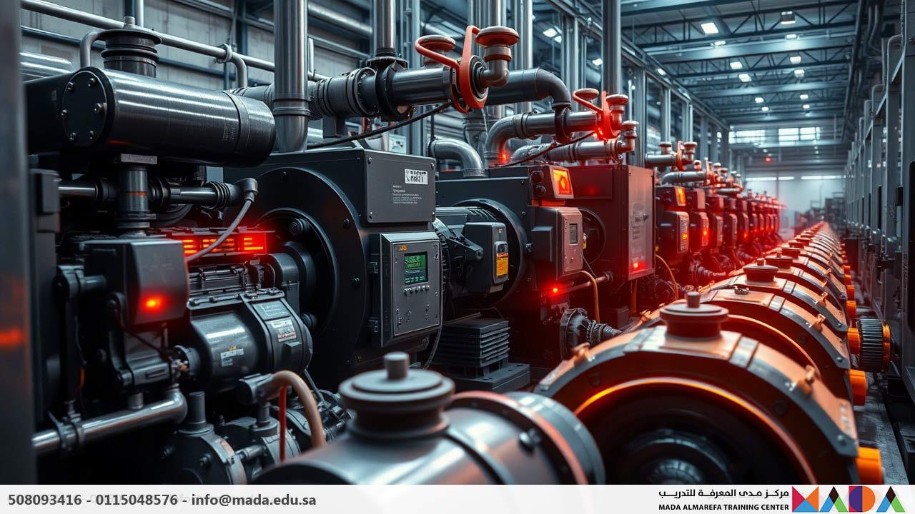 دورة كشف وتحليل الأعطال في المعدات الصناعية (مولدات، محركات، مضخات)