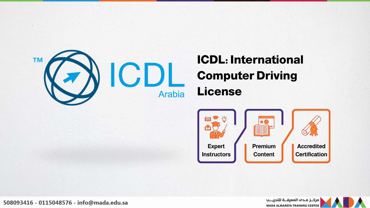 Icdl Computer ICDL: International Computer Driving License - Mada AlMarefa Training ...