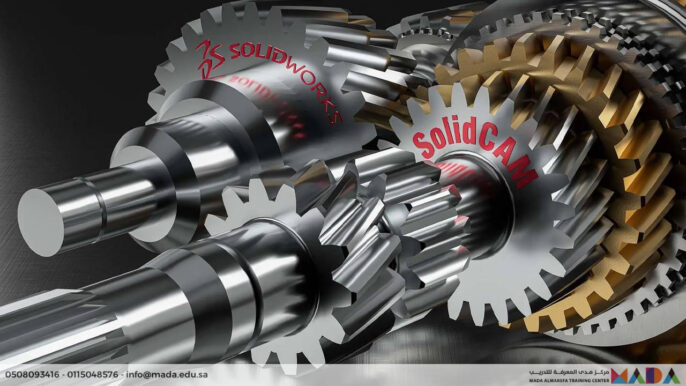 SOLID WORKS & solid CAM مركز مدى المعرفة