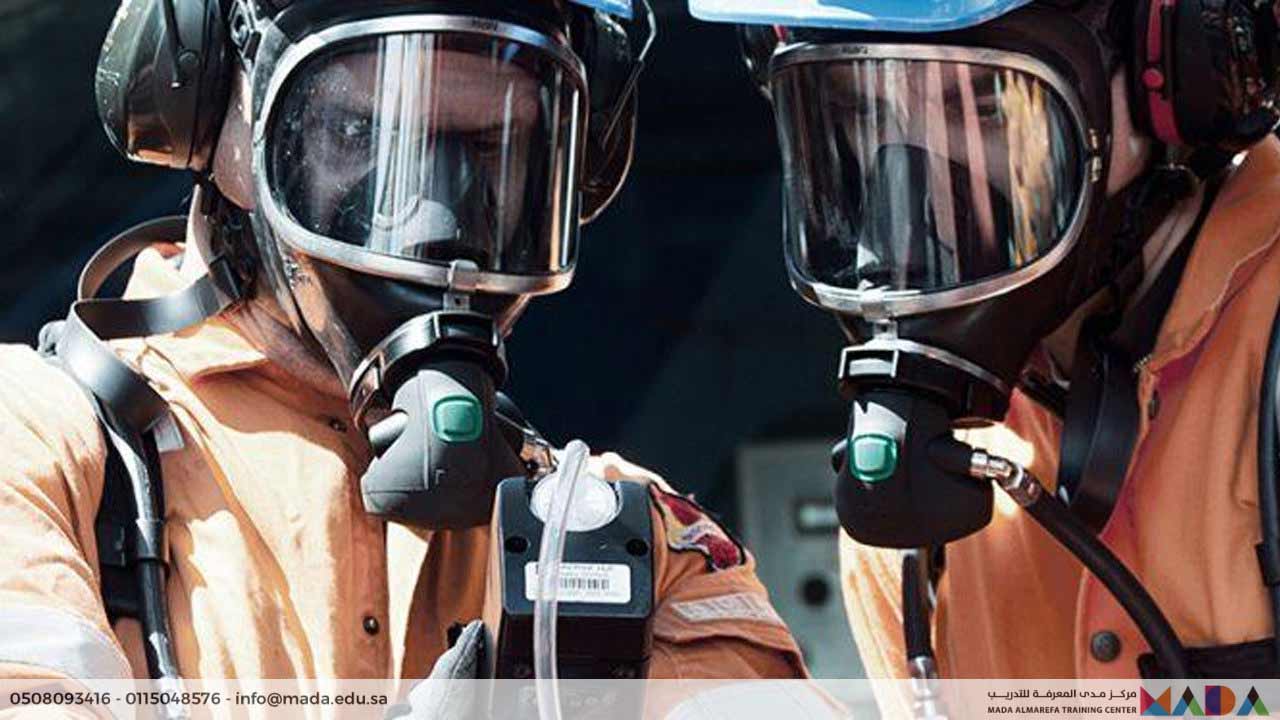 دورة التوعية بغاز H2S وSCBA