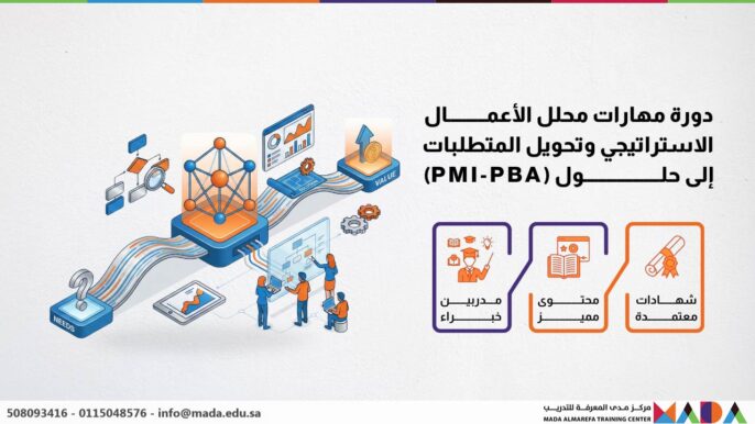 دورة مهارات محلل الأعمال الاستراتيجي وتحويل المتطلبات إلى حلول (PMI-PBA)