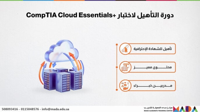 دورة التأهيل لاختبار +CompTIA Cloud Essentials