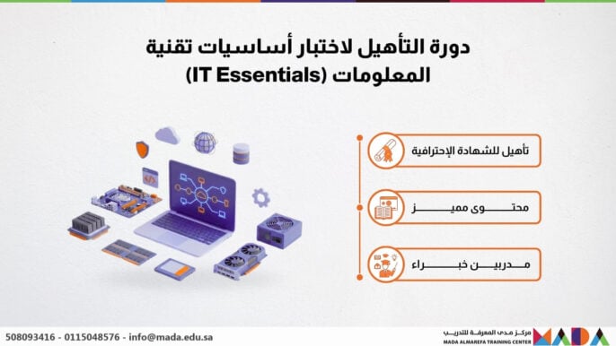 دورة التأهيل لاختبار أساسيات تقنية المعلومات (IT Essentials)