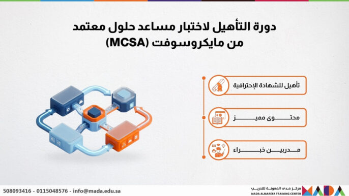 دورة التأهيل لاختبار مساعد حلول معتمد من مايكروسوفت (MCSA)