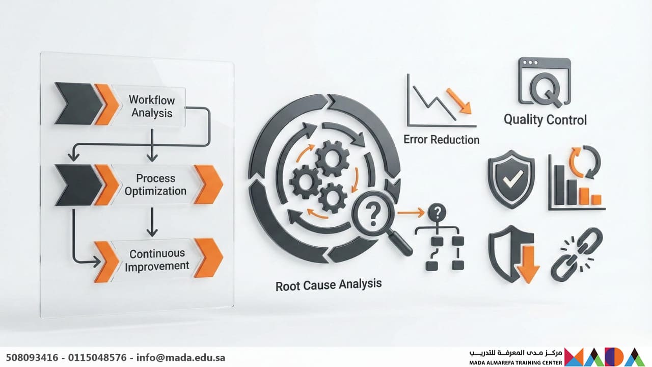 ‎⁨دورة تحليل العمليات وتقليل الأخطاء في المنشآت⁩