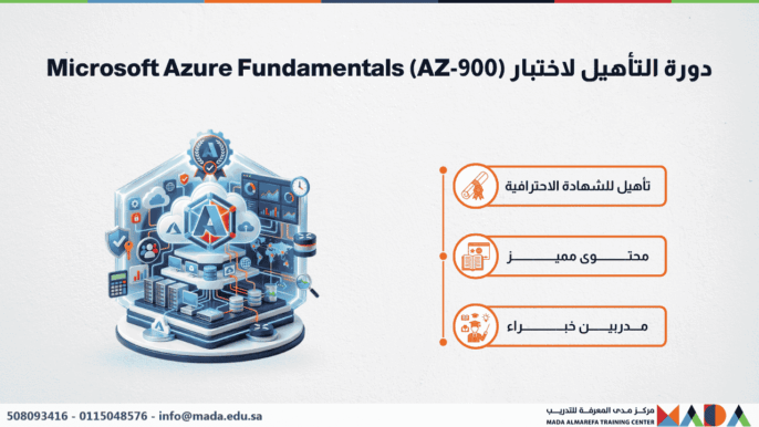 دورة التأهيل لاختبار Microsoft Azure Fundamentals (AZ-900)