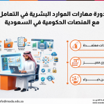 دورة مهارات الموارد البشرية في التعامل مع المنصات الحكومية في السعودية