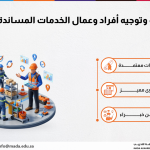 دورة إدارة وتوجيه أفراد وعمال الخدمات المساندة الميدانية